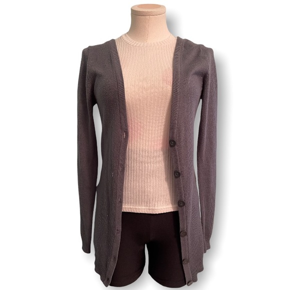 Divided Sweaters - ♥️ 3/$12 Gray Button Up Cardigan